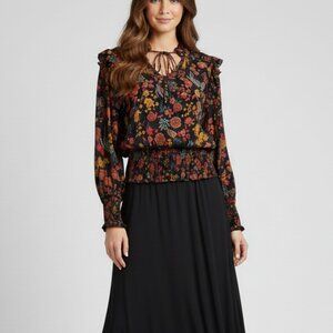 Angie Small boho festival crop top shirt